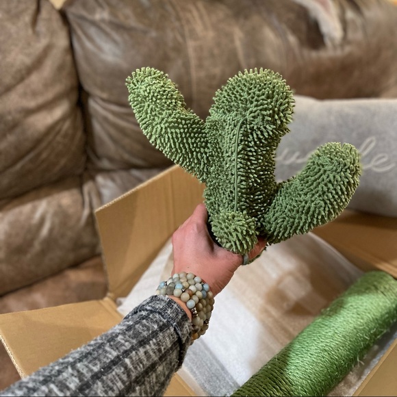 🌵 adorable bohemian desert cactus cat scratcher made of natural Sisal  rope🌵 - Picture 4 of 17
